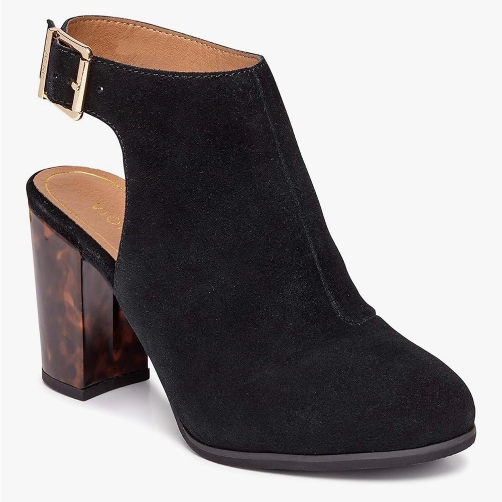 Vionic Tortoise Shell Heel Bootie - Picture 2 of 9